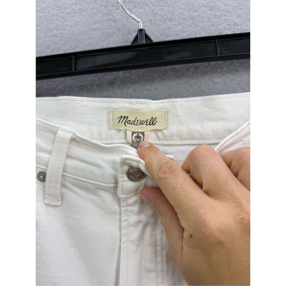 Madewell The Perfect Vintage Straight Jean Tile White Size 26P - Picture 7 of 10